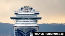 Ілюстрацыйнае фота. Круізны ляйнэр Diamond Princess, які адправілі на карантын праз каранавірус