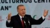 Croatia - Turkish President Recep Tayyip Erdogan deliver his speech during opening ceremony of a mosque and an Islamic cultural center named after him, in Sisak, September 8, 2022
