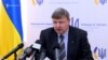 Ukrainian Chargé d’Affaires to Armenia Denis Autonomov during a news conference in Yerevan. March 24, 2022.