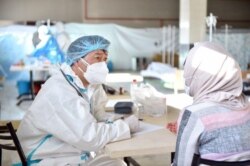 Коронавирус жұққандарды емдейтін аурухана. Көрнекі сурет.