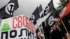 На одном из пикетов в поддержку политических заключенных, 28 июля 2009 