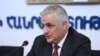 Armenia -- Deputy Prime Minister Mher Grigorian at a news conference in Yerevan, March 30, 2020.
