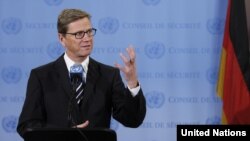 Министр иностранных дел Германии Гидо Вестервелле