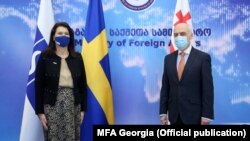Анн Линде и Давид Залкалиани