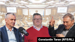 Analiștii Igor Boțan (dreapta), Arman Goșu și Nicolae Negru (colaj Europa Liberă Moldova)