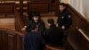 Михаил Каландия в зале суда