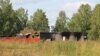 Каменка ауылындағы әскери қоймадағы жарылыстан бүлінген үйлердің бірі. Ресей, Красноярск өлкесі. 13 тамыз 2019 жыл.
