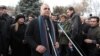 Armenia - Opposition presidential candidate Raffi Hovannisian addresses supporters in Yerevan's Liberty Square, 19Feb2013.