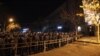 Armenia - Riot police block a street leading to the Central Election Commission, Yerevan, 7Dec2015.