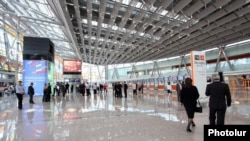 Armenia - Zvartnots international airport near Yerevan.