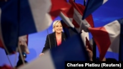 Marine Le Pen, French National Front (FN) political party candidate for French 2017 presidential election