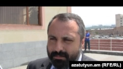 Armenia -- David Babayan, the Karabakh presidential spokesman, speaks in Yerevan.