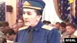 Түркмөнстандын мурдагы башкы прокурору Курбанбиби Атажанова.