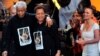 Нельсон Мандела на концерте в честь своего 90-летия в лондонском Гайд-парке