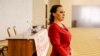 Belarus - The press conference of Hanna Kanapatskaya who is going to take part in the presidential elections. Minsk, 12May2020