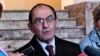 Armenia - Deputy Foreign Minister Shavarsh Kocharian speaks to journalists in Yerevan 16Nov2017.