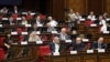 Armenia - Deputies from the Prosperous Armenia Party attend a parliament session in Yerevan, 22Jun2012.
