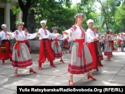 Festival de folclor în Dnipropetrovsk pe 24 mai 2014.