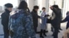 Kazakhstan – Police detain activist Sanavar Zakirova, who asked for alms to repay the lawsuit of members of the Nur Otan party. Nur-Sultan, 22Nov2019.