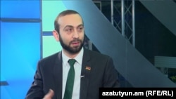 Armenia-Parliament deputy Ararat Mirzoyan is interviewed by RFE/RL in Yerevan, 9 January, 2018.