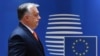 Belgium - Hungary's Prime Minister Viktor Orban arrives for a meeting as part of a European Union summit at EU Headquarters in Brussels on March 25, 2022.