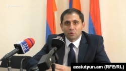 Armenia -- Minister for Local Government Suren Papikian, June 4, 2018.
