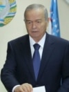 Collage - Uzbekistan's first president Islam Karimov's retouched photos