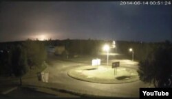 Extras de pe un video postal pe YouTube care arată explozia avionului militar, doborât pe când se pregătea să aterizeze la Luhansk.