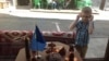 Cын Татьяны Шелеповой у кафе "Бахчисарай", Львов