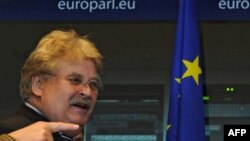 Belgium -- European Parliament Chairman of the Foreign Affairs Committee Elmar Brok, Brussels, 23Apr2012