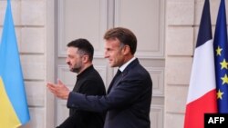 Зеленский и Макрон 4 сентября 2025 года