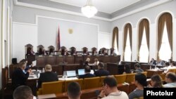 Armenia - Armenia’s Constitutional Court opens hearings on opposition demands to overturn official results of the June 20 parliamentary elections, Yerevan, July 20, 2021.