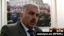 Armenia -- Petros Makeyan, leader of the opposition Democratic Homeland party, Yerevan, 05Apr2011