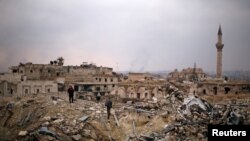  نمایی از شهر حلب در سال ۲۰۱۶ (عکس از آرشیو)