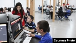 Armenia - Students at the newly opened Gyumri branch of the Tumo Center for Creative Technologies, 25May2015. (Photo courtesy of Tumo.org)