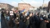 Armenia -- Opposition supporters demonstrate in Yerevan to demand Prme Minister Nikol Pashinian's resignation, December 11, 2020.