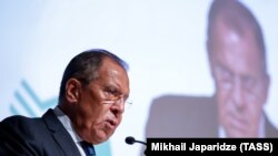 Ресей сыртқы істер министрі Сергей Лавров. Мәскеу, 30 мамыр 2018 жыл