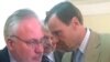 Nagorno-Karabakh -- Igor Popov (L) and Robert Bradtke, the Russian and U.S. co-chairs of the OSCE Minsk Group, after talks with Karabakh Armenian leaders in Stepanakert, 2July 2010.