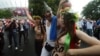 Активистки движение FEMEN проводят акцию против проституции в Варшаве. 8 июня 2012 г