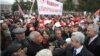 Armenia -- President Serzh Sarkisian talks to the people in one of the villages of Aragatsotn during ruling Republican's election campaign, 20Apr2011 