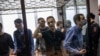 RUSSIA -- Members of a left-wing group Set (Network) attend a court hearing in Penza, February 10, 2020
