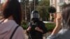 Belarus - Women stand in the chain of solidarity in Baranavichy, 12aug2020