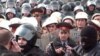 Armenia -- Riot police confront opposition protesters in Yerevan on 01Mar2008.